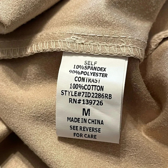 Altar’d State Beige suede Midi dress with embroidered style front size M. NWT - Picture 9 of 9